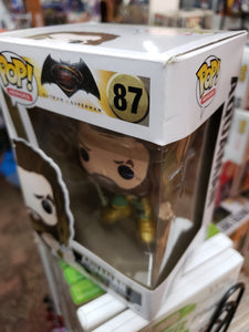 AQUAMAN "BATMAN VS SUPERMAN" Funko POP! HEROES #87 (DC Comics, Movies)