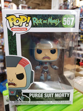 Load image into Gallery viewer, PURGE SUIT MORTY &quot;RICK AND MORTY&quot; Funko POP! ANIMATION #567 Adult Swim