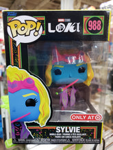 Load image into Gallery viewer, SYLVIE &quot;LOKI&quot; Funko POP! MARVEL #988, Blacklight Target Exclusive