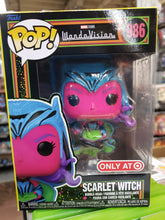 Load image into Gallery viewer, SCARLET WITCH &quot;WANDAVISION&quot; Funko POP! MARVEL #986, Blacklight Target Exclusive