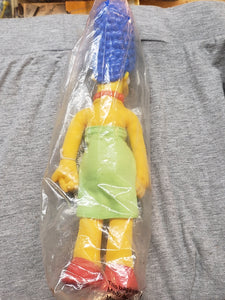 Vintage 1990 "The Simpsons" Burger King Marge Simpson Doll Plush Figure SEALED