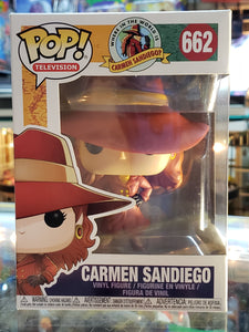 CARMEN SANDIEGO "WHERE IN THE WORLD IS CARMEN SANDIEGO" Funko POP! TELEVISION #662