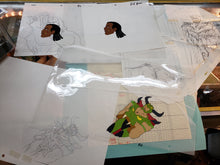 Load image into Gallery viewer, Lot of Over 25 Pieces CONAN THE ADVENTURER Cartoon Animation Pencil &amp; Paint Cels