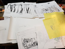 Load image into Gallery viewer, Lot of 100 &quot;GI Joe Extreme&quot; Production Pcs, Animation Cels, Pencil Sketch, Notes