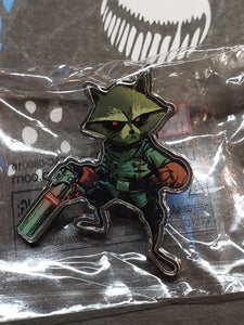 MARVEL UNLIMITED "Rocket Raccoon" Broken Guardians of the Galaxy, Exclusive Pin