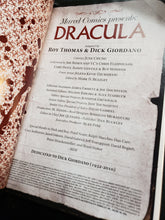 Load image into Gallery viewer, Stoker&#39;s DRACULA. MARVEL Illustrated Hardcover 2010 Adapted by Thomas &amp; Giordano