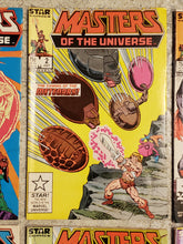 Load image into Gallery viewer, Masters of the Universe #1, 2,3,5,6,7 Marvel /STAR Comics 1986 Lot Of 6 VG MOTU