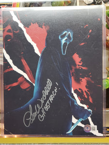 Lee Waddell "GHOSTFACE" SCREAM Autograph, Horror 8 x 10 Picture with Certificate of Authenticity by Beckett