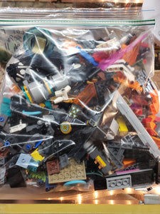 Lot F: Lego (some NINJAGO) Mixed Building Bricks / Blocks Lot Of Parts, Pieces, Bricks of LEGO 1+ lb (509 gm)