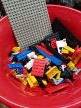 Load image into Gallery viewer, Vintage Lot: Lego Mixed Building Bricks / Blocks Lot Of Parts, 2 1/2 lb (1130 gm) with Box