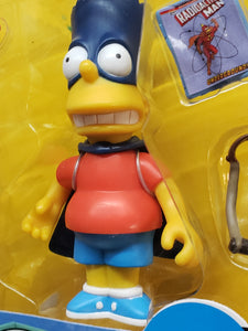 The Simpsons "Bartman (Bart)" WORLD OF SPRINGFIELD - Series 5 Interactive Figure (Playmates) 