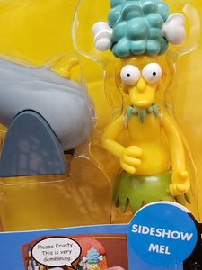 The Simpsons "Sideshow Mel" WORLD OF SPRINGFIELD - Series 5 Interactive Figure (Playmates) 