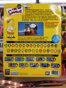 The Simpsons "Martin Prince" WORLD OF SPRINGFIELD - Series 5 Interactive Figure (Playmates)