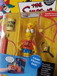 The Simpsons "Kamp Krusty Bart" WORLD OF SPRINGFIELD - Series 3 Interactive Figure (Playmates) 