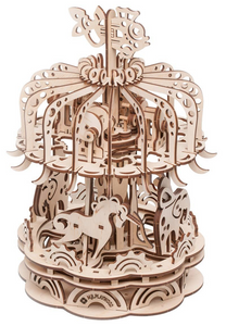 Mechanical Wooden Model - Carousel 137 Pcs