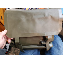 Load image into Gallery viewer, Vintage 1983 Military Waterproof Pack/Tote w Gloves &amp; Large NBC Trousers &amp; Smock