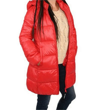 Load image into Gallery viewer, JUICY COUTURE New NWT! Candy RED PUFFER Jacket, sz