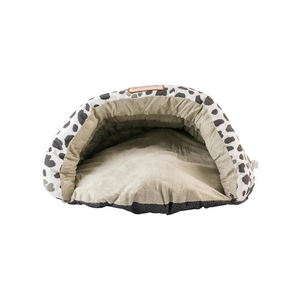 Armarkat Cat Bed Model C19HZY/HL              Sage Green Paw Print Pattern