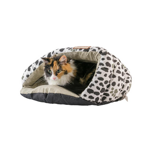 Armarkat Cat Bed Model C19HZY/HL              Sage Green Paw Print Pattern