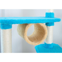 Load image into Gallery viewer, Armarkat Real Wood Cat Climber, Cat Junggle Tree With Platforms, X6105 Skyblue