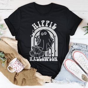 Womens "Hippie Halloween" Ghost T-Shirt