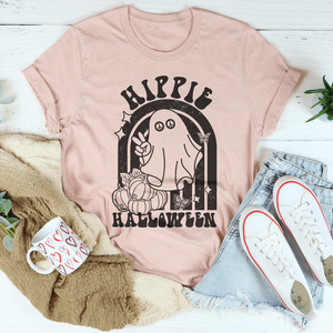 Womens "Hippie Halloween" Ghost T-Shirt