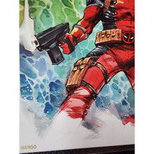 Load image into Gallery viewer, Deadpool Bam Box Exclusive Print 8x10 Joey Lee Cabral, Limited Edition Of 1150