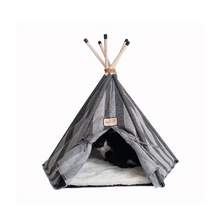 Load image into Gallery viewer, Armarkat Cat Bed Model C56HBS/SH, Teepee Style with Striped Pattern