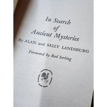 Load image into Gallery viewer, In Search of Ancient Mysteries by Alan &amp; Sally Landsburg 1974 PB. Rod Serling VG