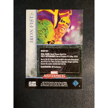 Load image into Gallery viewer, 2007 Marvel Masterpieces Foil Parallel Card - Iron Fist # 42 G/G+ Card