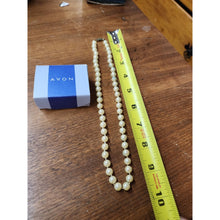 Load image into Gallery viewer, Vintage 2001 Avon Classic Pearlesque Necklace 18" Faux Pearls Large