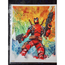 Load image into Gallery viewer, Deadpool Bam Box Exclusive Print 8x10 Joey Lee Cabral, Limited Edition Of 1150