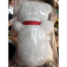 Load image into Gallery viewer, Vintage Sasco 10" White w/Red Bow Stuffed Promo Bear (Never Opened)