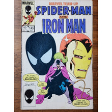 Load image into Gallery viewer, Marvel Team Up# 145 Black Costume SYMBIOTE Suit. Spider-Man And Iron Man, Good