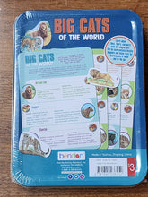 Load image into Gallery viewer, Bendon Big Cats of the World Back of Tin Contents and Barcode