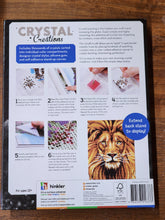 Load image into Gallery viewer, Hinkler Crystal Creations Lion Back Instructions and Barcode