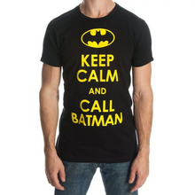 Load image into Gallery viewer, Batman Keep Calm And Call Batman T-shirt Tee Shirt