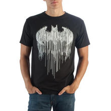 Load image into Gallery viewer, Batman Line Drip Black T-Shirt