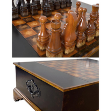 Load image into Gallery viewer, Ebony Chess Set Coffee Table