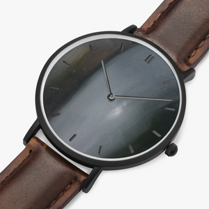 The Alien -   Quartz Watch - Ultra-Thin Leather Strap