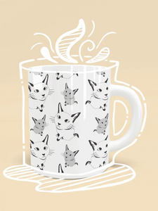 Cute Cat Pattern Mug