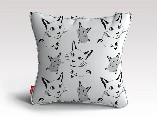 Cute Cat Pattern Cushion/Pillow