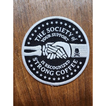 Load image into Gallery viewer, Death Wish Coffee The Society of Strong Coffee Patch 3.5" Mug Swag Merch