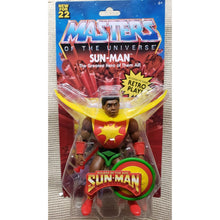 Load image into Gallery viewer, SUN MAN The Greatest Hero of All!- Masters of the Universe RETRO PLAY 2022