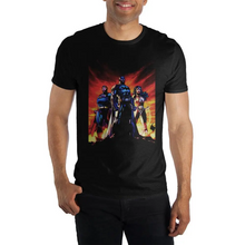 Load image into Gallery viewer, DC Comics Batman Superman Wonder Woman: Trinity Specialty Soft Hand Print Men&#39;s Black T-Shirt