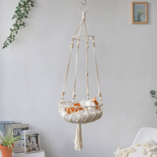 Load image into Gallery viewer, Hanging Cat macrame - Indoor Cat Bed, Cat Swing, Cat Nest