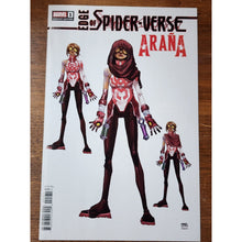 Load image into Gallery viewer, EDGE of SPIDER-VERSE #1 (Marvel 2022) NEW/HIGH GRADE "ARAÑA" 1:10 Design Variant