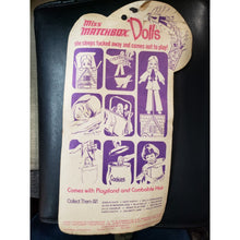 Load image into Gallery viewer, Miss Matchbox #2 Sailor Sue Doll - 1973, New,, Sealed. As Is. Spot On The Pants
