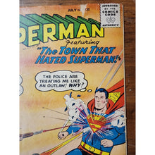 Load image into Gallery viewer, Superman #130 - 1959 Silver Age, F/G, The Town That Hated Superman