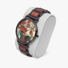 Load image into Gallery viewer, Wooden Strap Quartz Watch - Square Dance